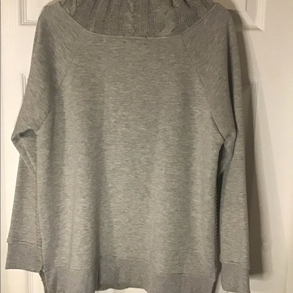 Joseph A. Drawstring Collar Ribbed Sweater - Picture 3 of 6